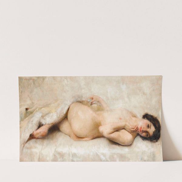Reclining Nude by Luigi Serralunga
