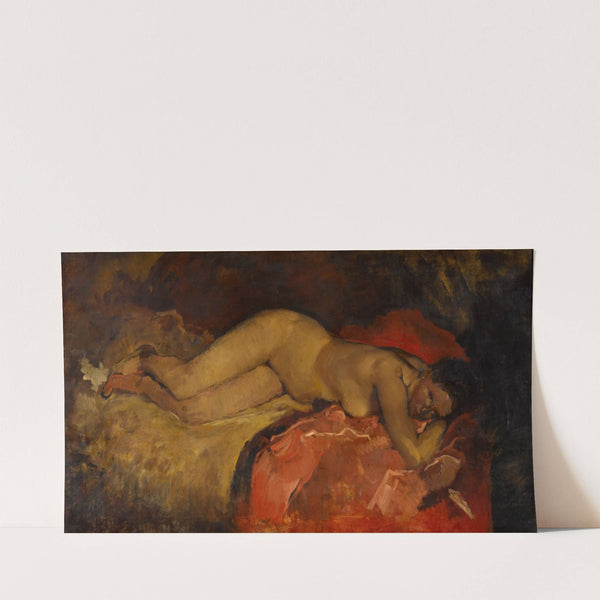 Reclining nude by George Hendrik Breitner