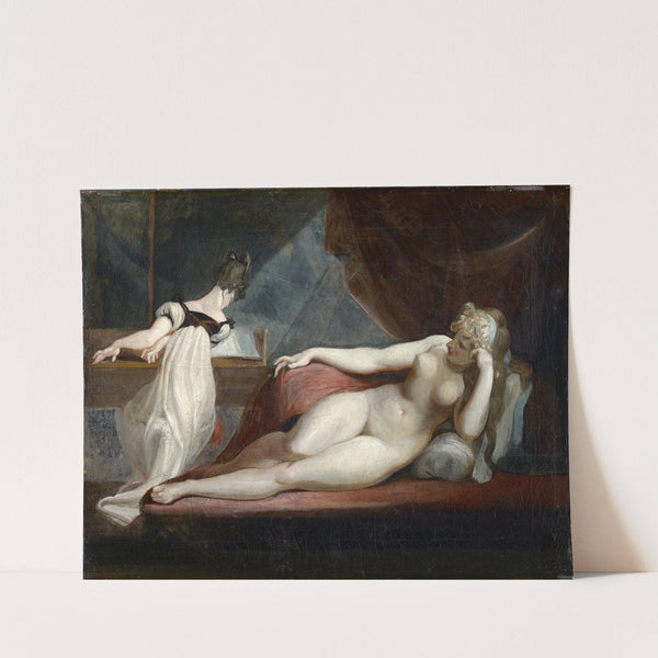 Reclining Nude And Woman At The Piano by Henry Fuseli