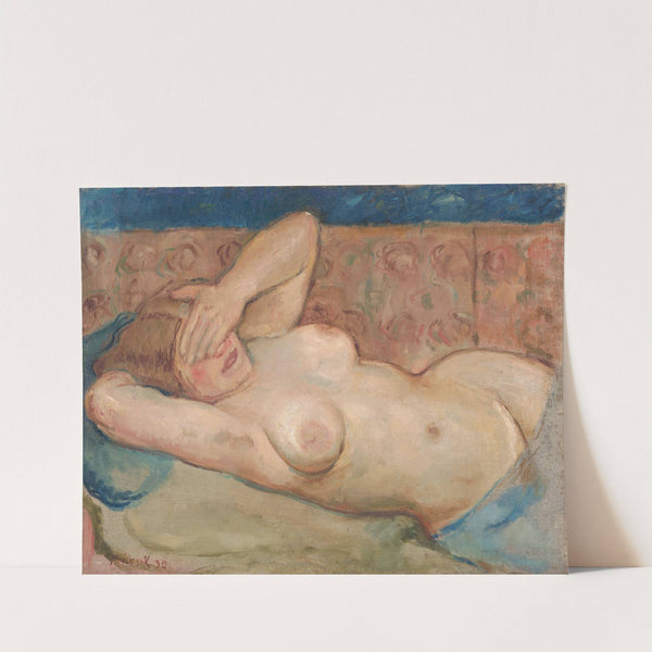Reclining Nude (Shy) by Cyprián Majerník