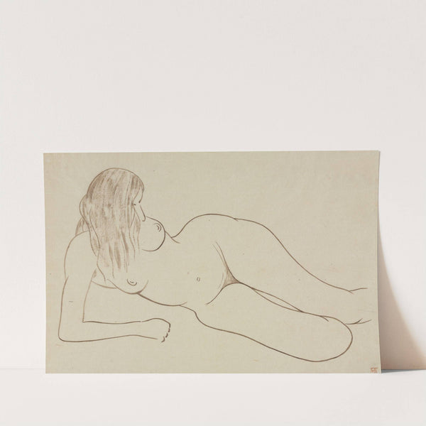 Reclining Nude Woman by Ananda K. Coomaraswamy