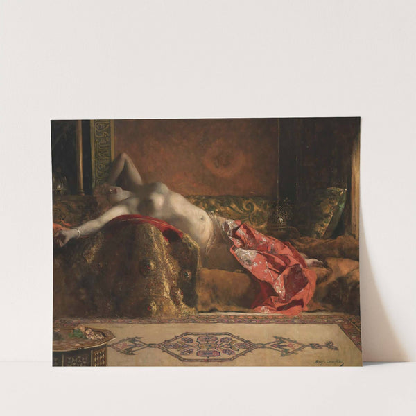 Reclining Odalisque by Jean-Joseph-Benjamin Constant