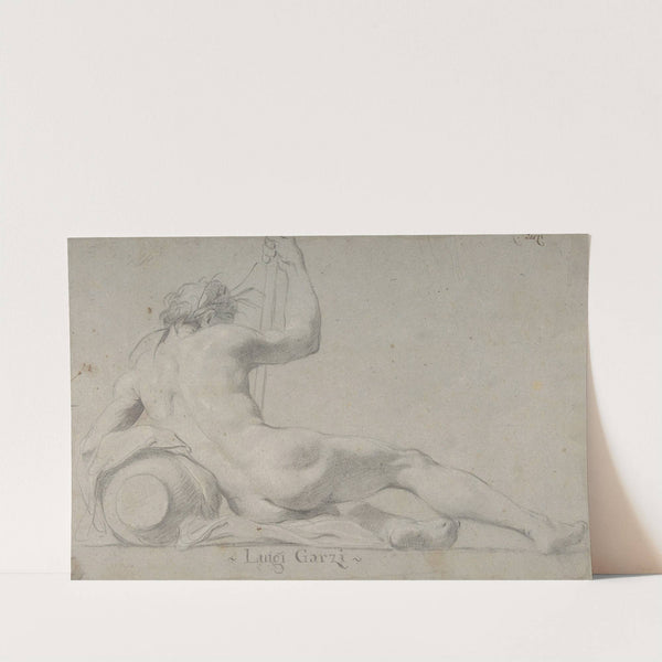 Reclining River God by Luigi Garzi