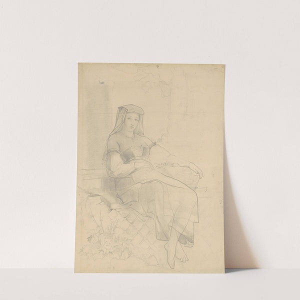 Reclining Woman (c. 1850s) by Emanuel Gottlieb Leutze