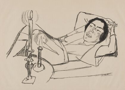 Reclining Woman (Portrait of Johanna Loeb)