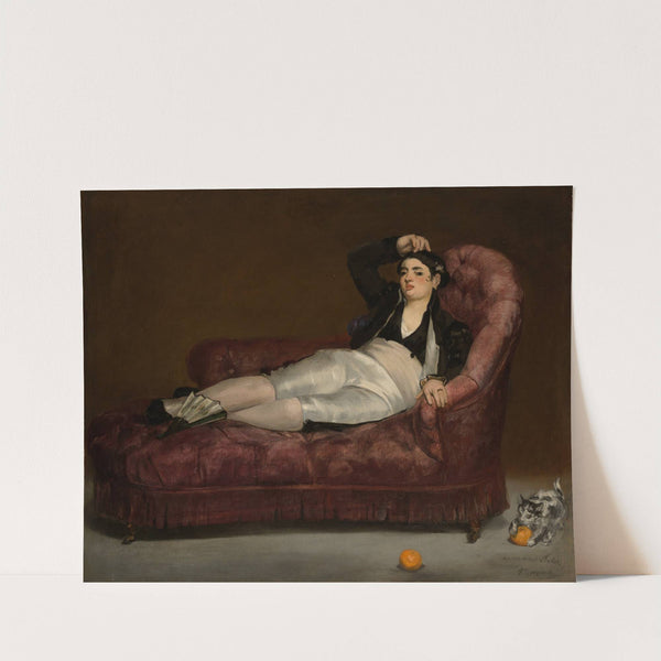 Reclining Young Woman in Spanish Costume (1862–63) by Édouard Manet