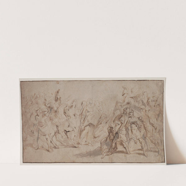 Reconciliation of the Romans and the Sabines (c. 1632) by Peter Paul Rubens