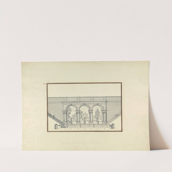 Reconstruction of the Second Theatre at Laodicea by Giovanni Battista Borra