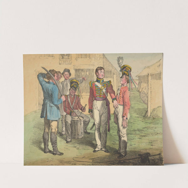 Recruiting scene by Denis Dighton