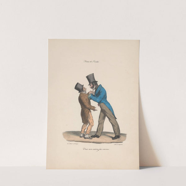 Recueil des scènes familières, et de société de Paris Pl.05 by Edmé Jean Pigal