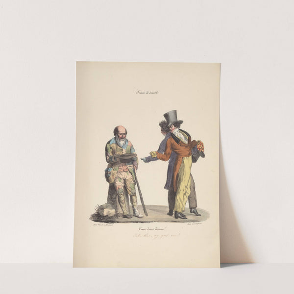 Recueil des scènes familières, et de société de Paris Pl.10 by Edmé Jean Pigal