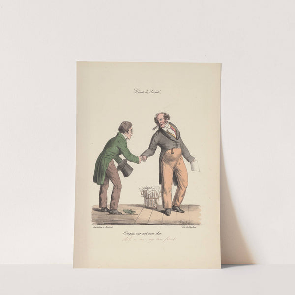 Recueil des scènes familières, et de société de Paris Pl.12 by Edmé Jean Pigal