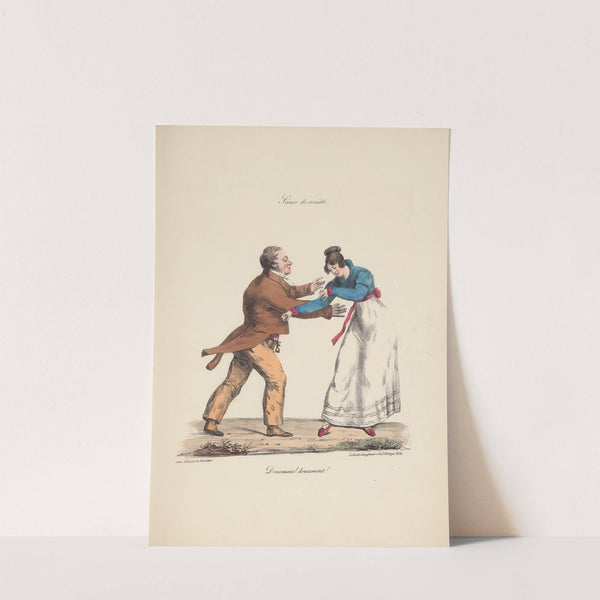 Recueil des scènes familières, et de société de Paris Pl.16 (1833) by Edmé Jean Pigal