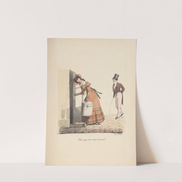 Recueil des scènes familières, et de société de Paris Pl.17 (1833) by Edmé Jean Pigal