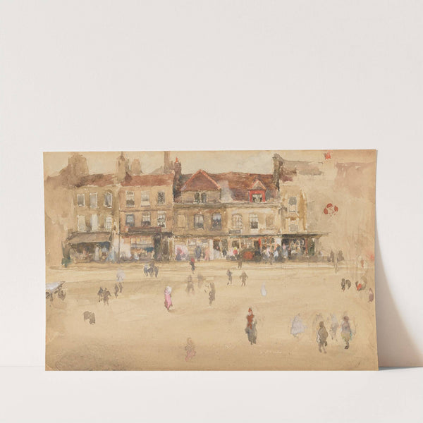 Red and Brown-Hoxton (1885-1886) by James Abbott McNeill Whistler