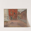 Red Church Wall in Venice by Frits Thaulow