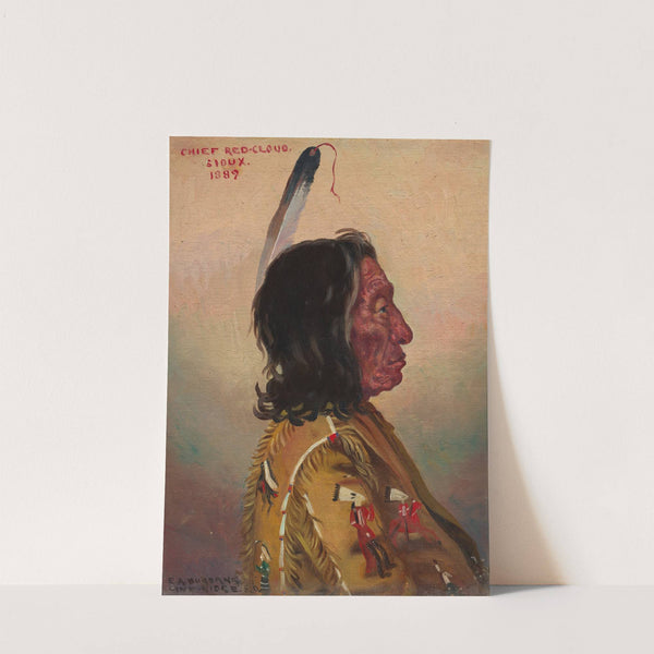 Red Cloud (Makhpiya-luta) by Elbridge Ayer Burbank