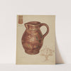 Red Earthenware Pitcher by Jessica Price
