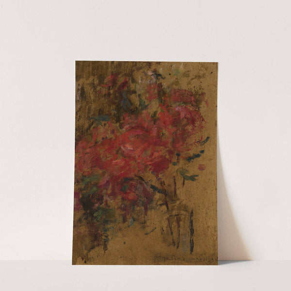 Red flowers (1925 - 1930) by Olga Boznanska