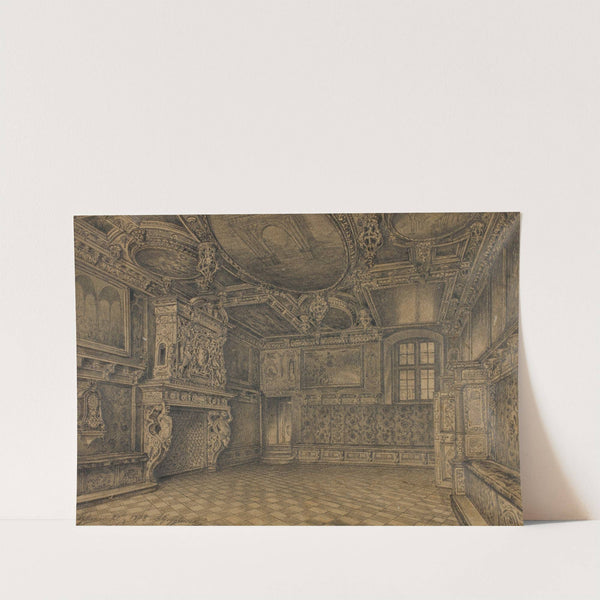 Red Hall at the Town Hall in Gdansk (1878) by Aleksander Gryglewski