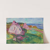 Red Rocks by Åsgårdstrand (1904) by Edvard Munch