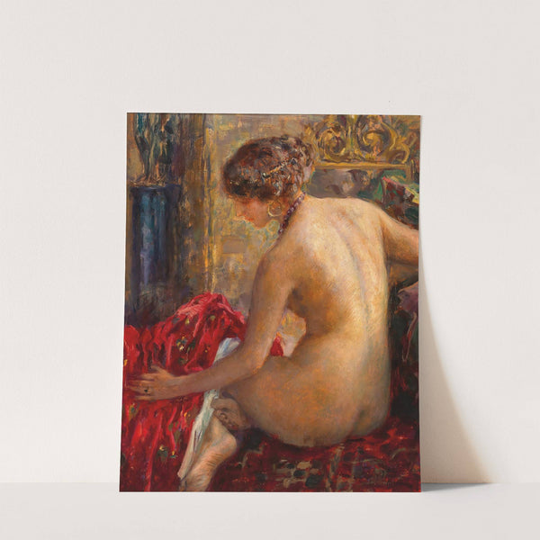 Red Silk by Ferdinand Max Bredt