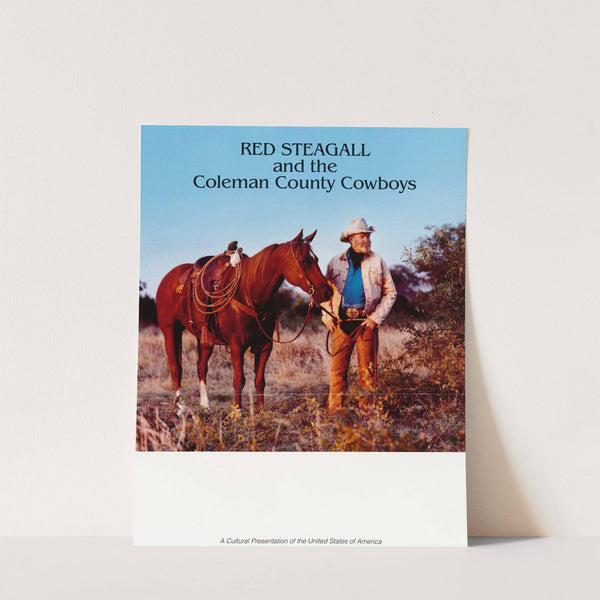 RED STEAGALL and the Coleman County Cowboys by U.S. Information Agency