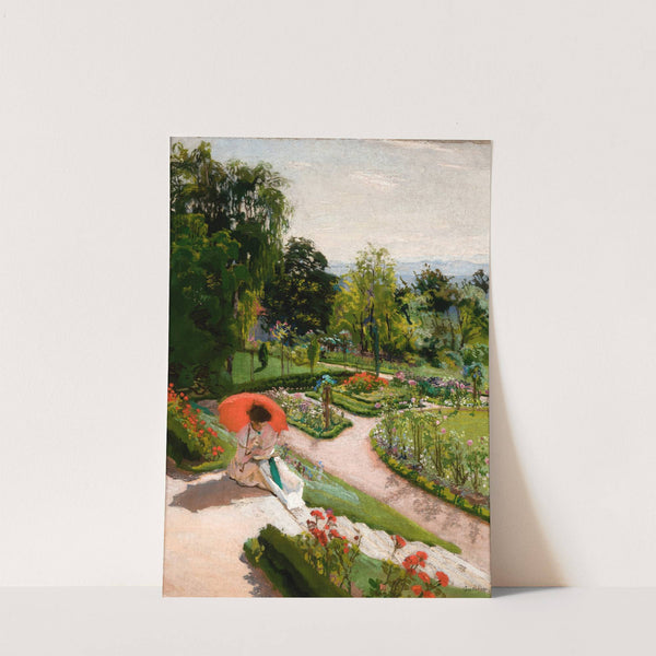 Red Umbrella by Józef Mehoffer