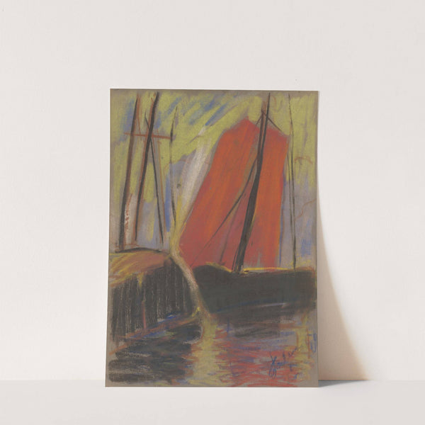 Red Yacht by Zolo Palugyay