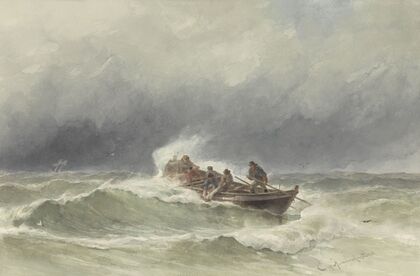 Redding op zee