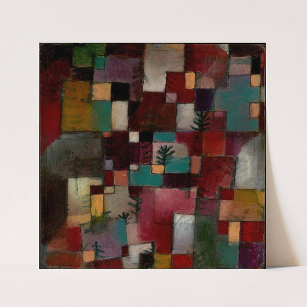 Redgreen and Violet-Yellow Rhythms (1920) by Paul Klee