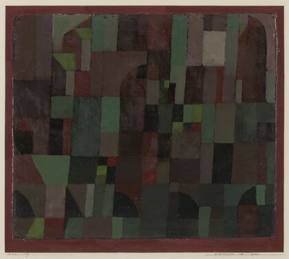 Red,Green Architecture (yellow,violet gradation)