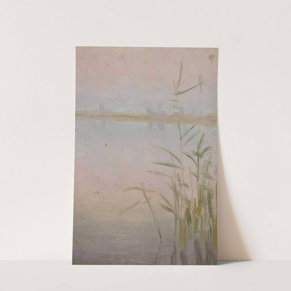 Reeds at the lake by Władysław Ostrowski