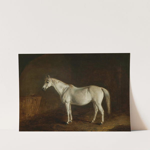 Reel with Gray Racehorse by Edward Troye