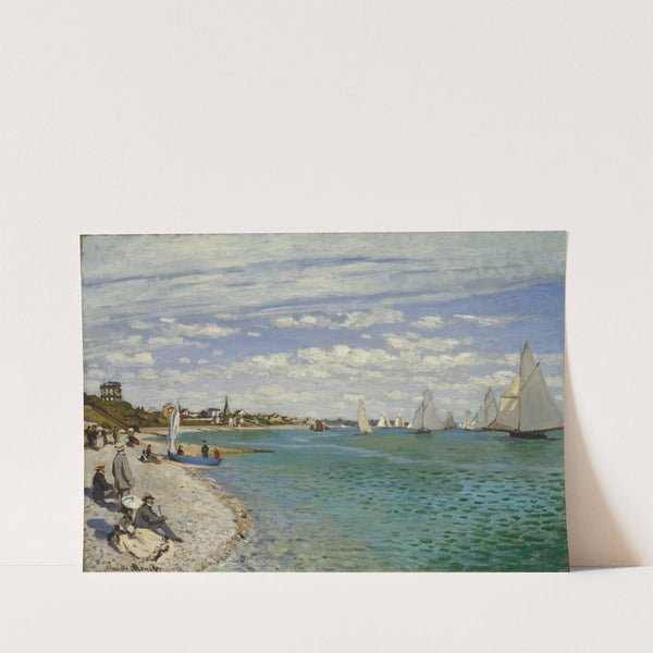 Regatta at Sainte-Adresse (1867) by Claude Monet