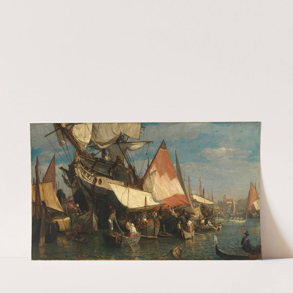 Regatta in Venedig (1876) by Gustav Schönleber