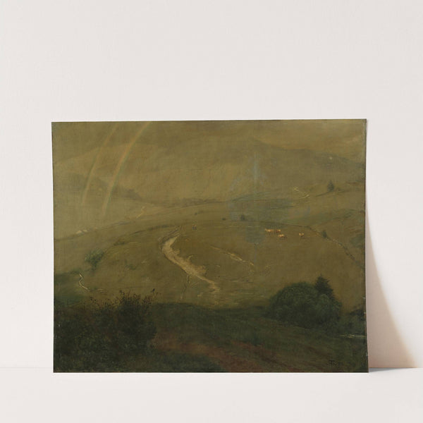 Regen im Schwarzwald (1882) by Hans Thoma