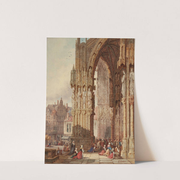 Regensburg Cathedral of St. Peter, Germany by Henry Thomas Schafer