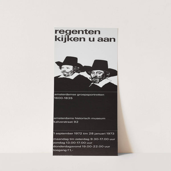 Regenten kijken u aan (1972) by Jolijn van de Wouw