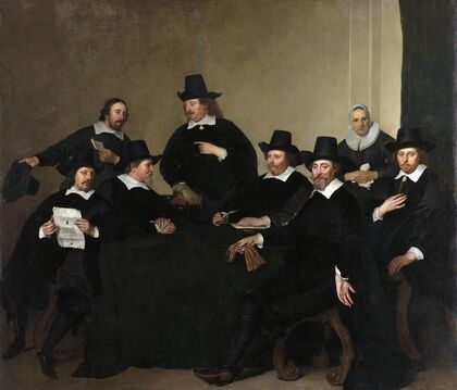 Regenten Regents of the Nieuwe Zijds Institute for the Outdoor Relief of the Poor, Amsterdam, c 1650
