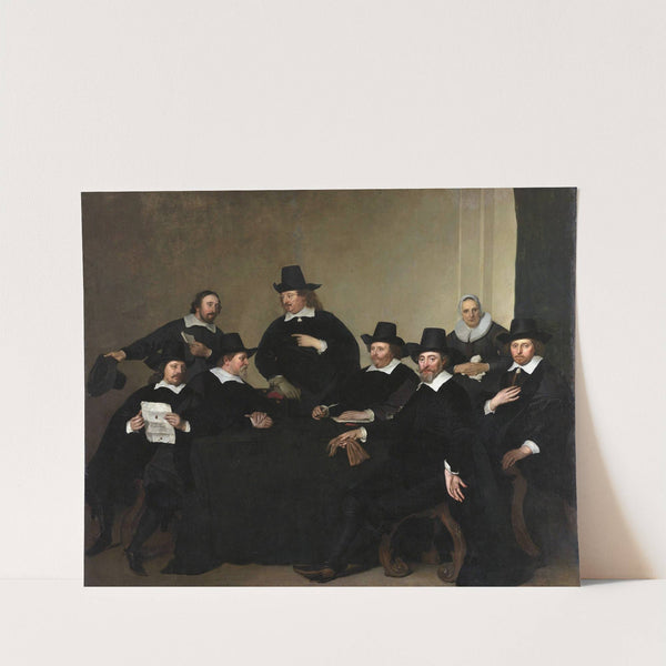 Regenten Regents of the Nieuwe Zijds Institute for the Outdoor Relief of the Poor, Amsterdam, c 1650 by Jacob Adriaensz Backer