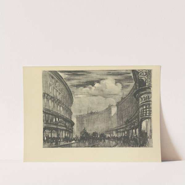 Regent’s Quadrant (1928) by Joseph Pennell