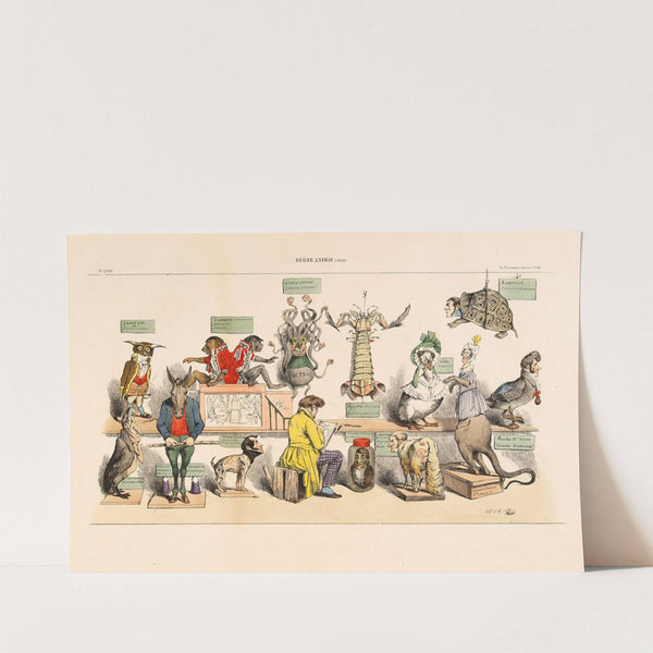 Règne animal (1833) by J. J. Grandville