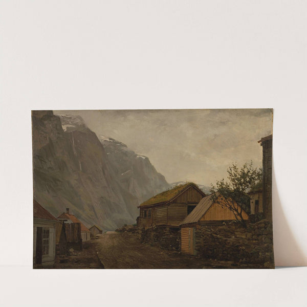 Regnstemning, Gudvangen by Amaldus Nielsen