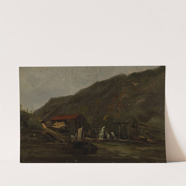 Regnstemning, Mandal by Amaldus Nielsen