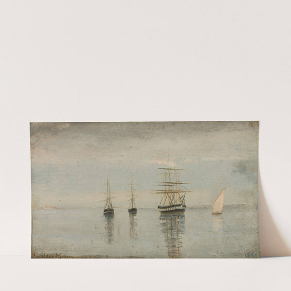 Regnstemning med sol, Cadix (1860) by Amaldus Nielsen