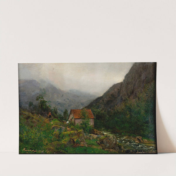 Regnstemning, Rosendal by Amaldus Nielsen