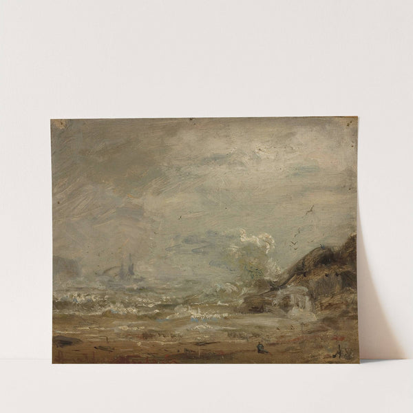 Regntykke med brenninger by Amaldus Nielsen