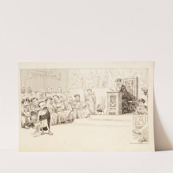 Regular meeting of the Ananias Club (1909) by William Henry Walker