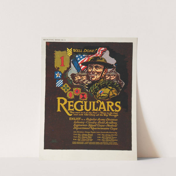 Regulars - They were in it at the first - There to the last, and with Old Glory all the way through by John W. Sheeres